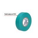 Huincha aisladora 19mm x 18mts verde M-33V Truper