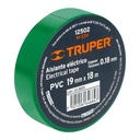 Huincha aisladora 19mm x 18mts verde M-33V Truper