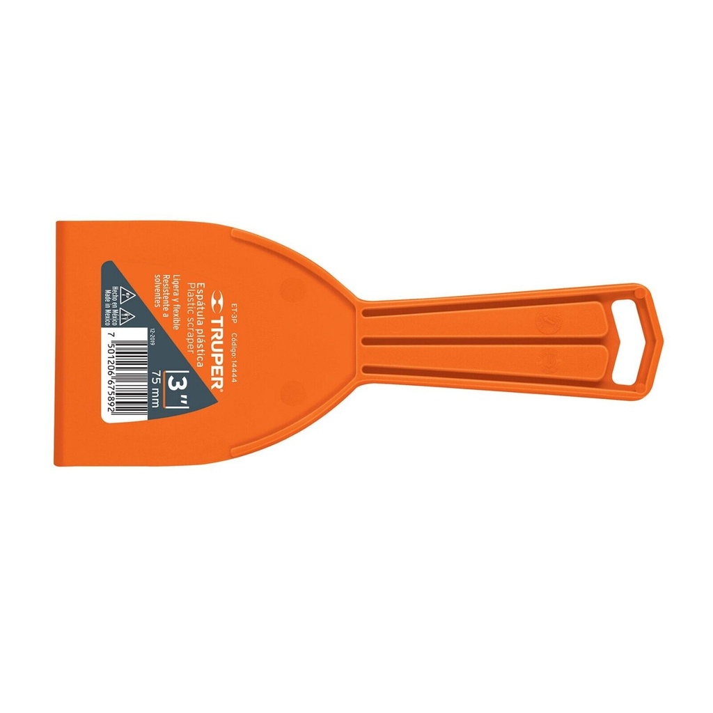 Espatula plastica 3´´ ET-3P Truper