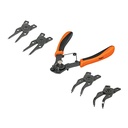 Alicate pinza para anillos de retencion 6'' 4 cabezas  PIAN-4 Truper