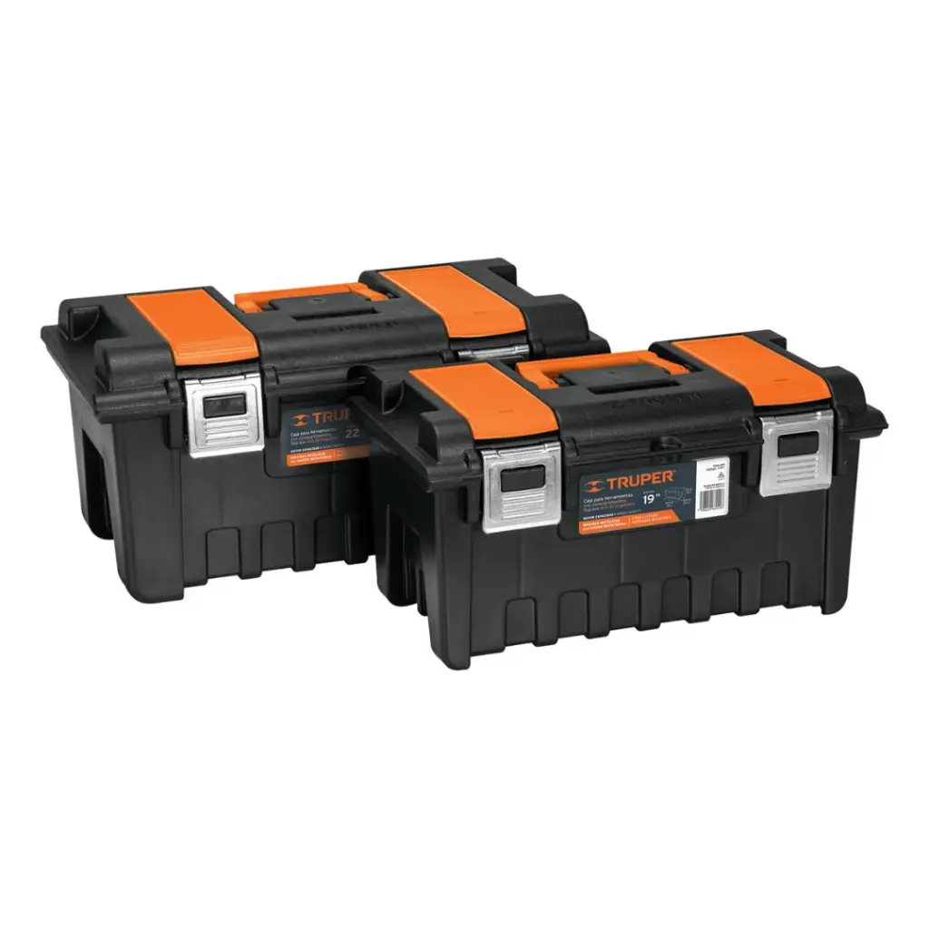 Caja herramientas 19" broche metalico CHA-19S Truper