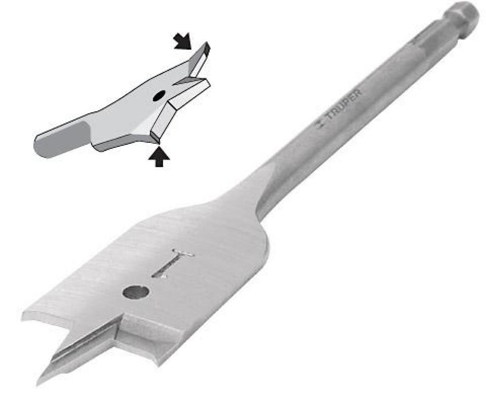 Broca plana paleta 1/2'' BPT-1/2 Truper