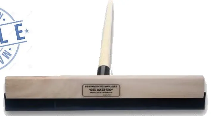 Fraguador para cerámica 40 cm con mango 1,2 mt