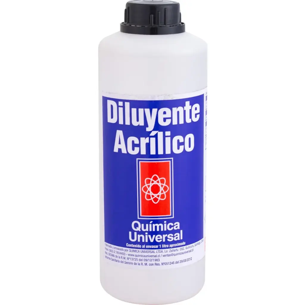 Diluyente acrilico 1L Quimica Universal