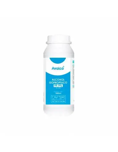 Alcohol Isopropilico 70% 1L Avalco