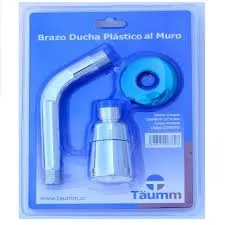 Brazo ducha plástico al muro Taumm