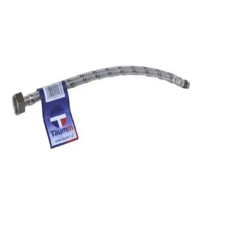 Flexible monomando M10 xHE- HI 1/2" 35 cm linea roja Taumm