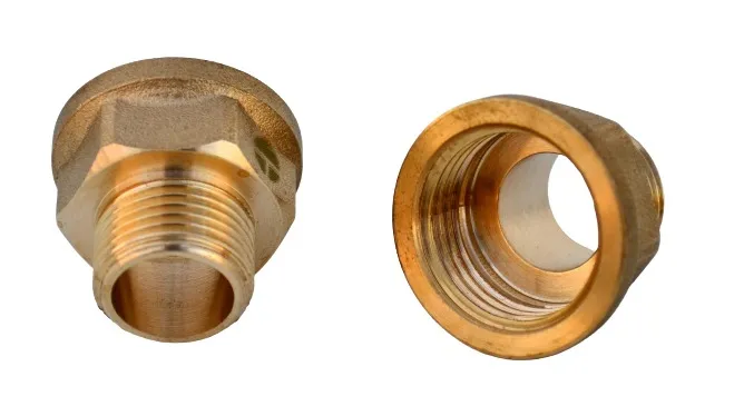Bushing tuerca laton HI-HE Laton 1/2" x 3/8"