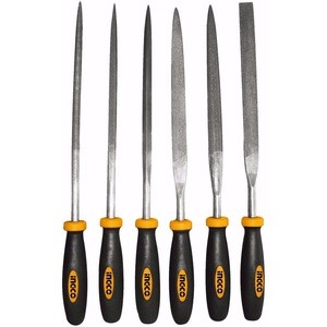 Set limas metal 6 piezas Ingco