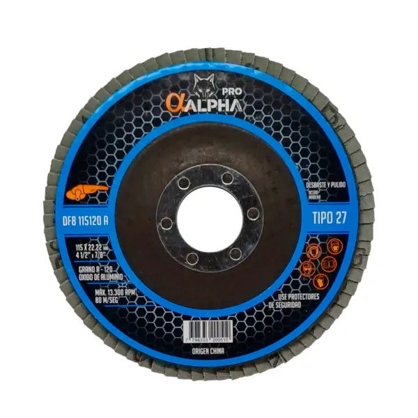 Disco flap 4 1/2 a40 Alpha pro